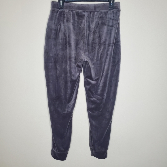 House Of Harlow 1960 x Nicole Richie Y2K Gray Velour Velvet Jogger Sweatpants - Picture 5 of 8